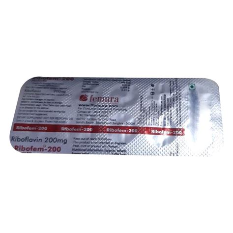 Ribofem 200 Tablet | Uses, Side Effects, Price | Apollo Pharmacy