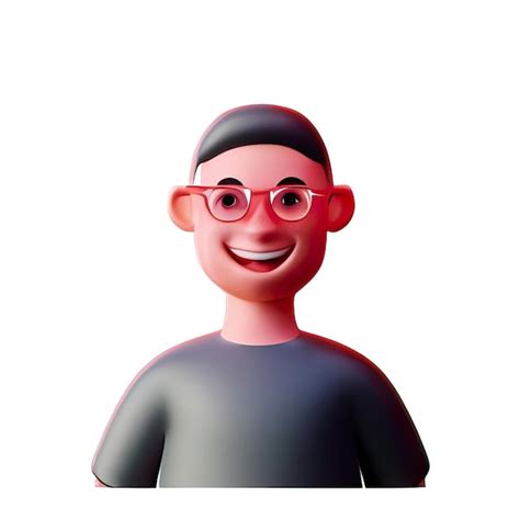 Happy 3d character | Premium AI-generated image