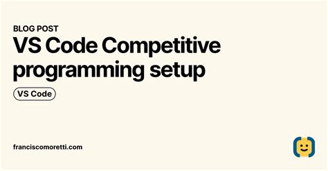 Image result for vs Code Setup for Competitive Programming