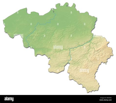Map of belgium hi-res stock photography and images - Alamy