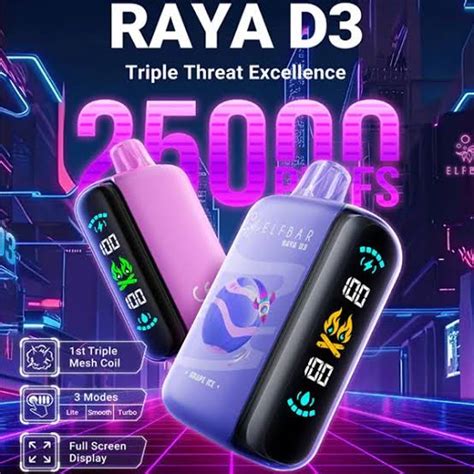ELFBAR RAYA D3 25000 PUFFS DISPOSABLES VAPE – The Vape Company