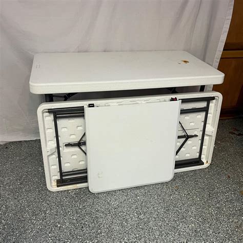 Three Lifetime Folding Tables (G-MG) | EstateSales.org