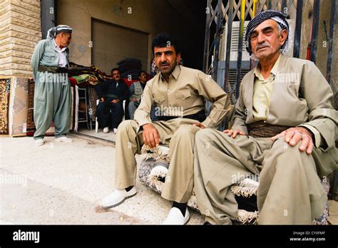 A group of Kurdish men with traditional clothing, Hawraman