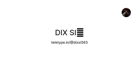 DIX SI🏴 — Teletype