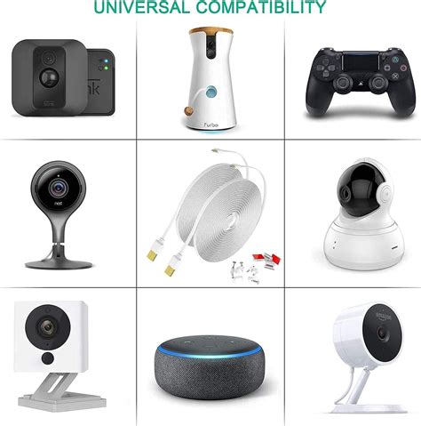 Buy BENSN 5V 2A USB Charger for WyzeCam with 10FT Camera Power Cable ...