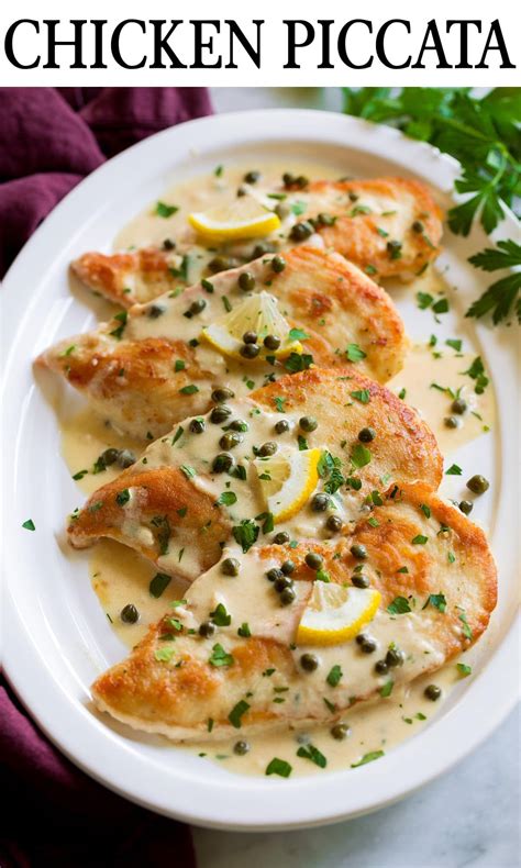 Chicken Piccata - the BEST! This creamy version just takes the classic ...