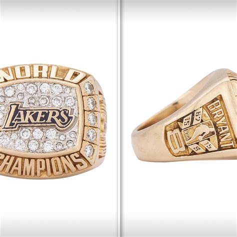 Kobe Bryant 5 Championship Rings