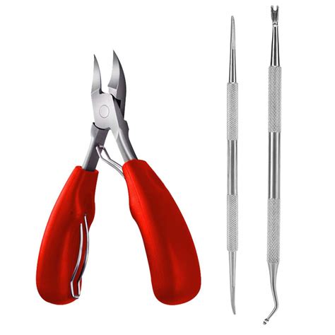 Buy Mwoot 3pcs Ingrown Toenail Tool Kit, Stainless Steel Double Sided ...