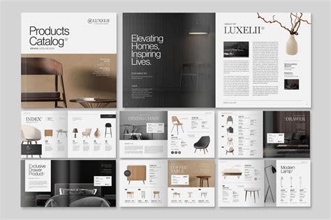 Square Product Catalog Brochure Template - BrandPacks
