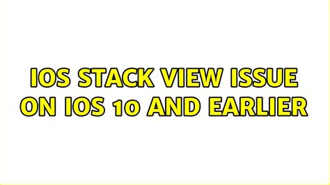 Image result for iOS. View Stack