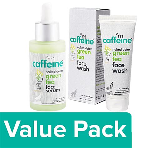 Buy mCaffeine Green Tea Day Hydration Routine (Set of 2) Online at Best ...