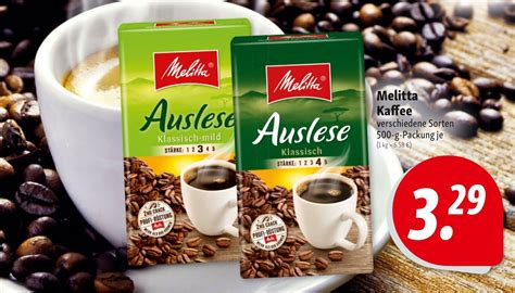 Melitta Kaffee 500g Angebot bei Nah & Frisch