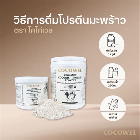 Cocowel Planted base protein from coconut - Greenpea Organic ขายส่ง ...