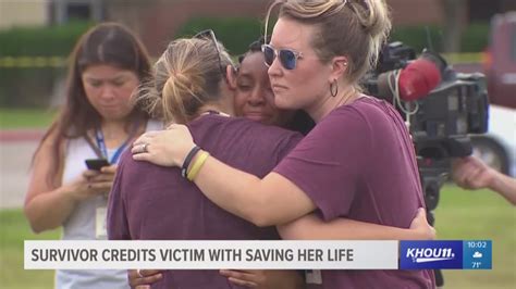 Santa Fe shooting survivor credits victim for saving her life | khou.com