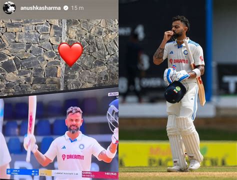 Anushka Sharma reacts after Virat Kohli's special celebration following ...