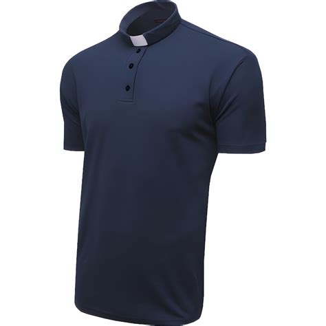 Catholic Church clergy polo shirt | Navy blue - Brabander.es