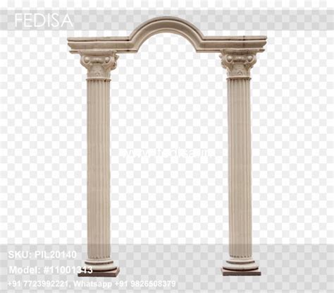 Ancient Greek Architecture Columns Square Pillar Design Brick Columns ...