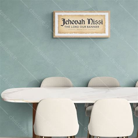 Jehovah Nissi' Wall DÃ©cor - The Lord My Banner | Divine Protection ...