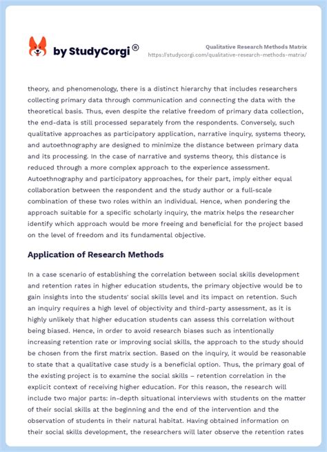 Image result for Research Methods Matrix