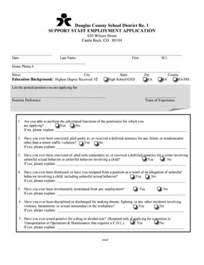 Fillable Online www1 dcsdk12 Douglas County School District Re. 1 ...