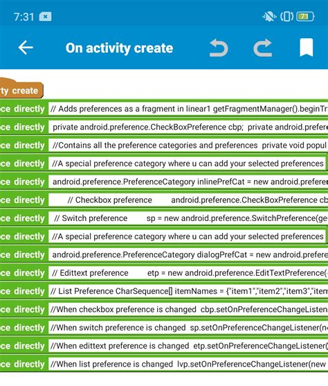 How to add Preferences (Settings) in Sketchware project - Sketchub Blog