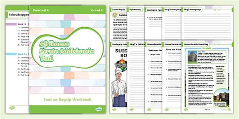 Afrikaans EAT Graad 9 Werkboek Kwartaal 4 (teacher made)