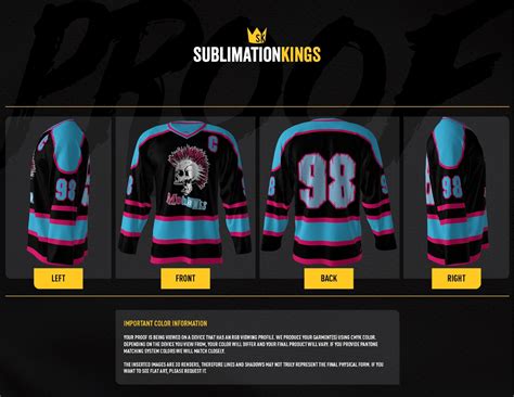 Custom Hockey Jersey Builder | Sublimation Kings