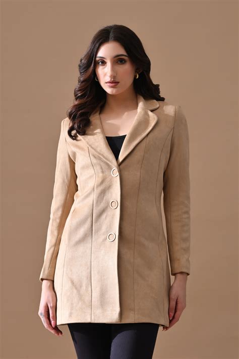 Winter Fawn Classic Notch Collar Neck Overcoat – SABHYATA CLOTHING
