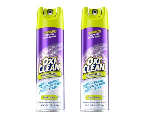 OxiClean Foam-Tastic Fresh Scent Bathroom Cleaner Twin Pack 2-19 oz ...
