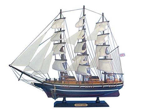 Cutty Sark 20" - Wood Model Ship - Model Tall Ship Replica - Vintage ...