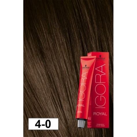 ROYAL HAIR COLOUR 4/0 IGORA ROYAL