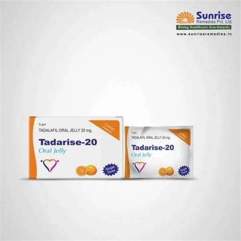Tadarise 20mg Tadalafil Oral Jelly Exporter from Nagpur