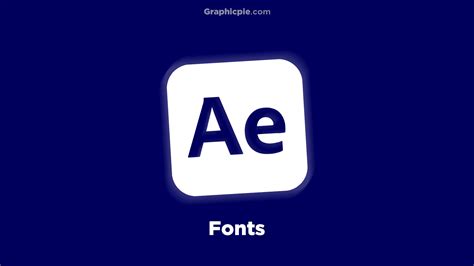 Best After Effects Fonts You Should Check Out (2026) - Graphic Pie