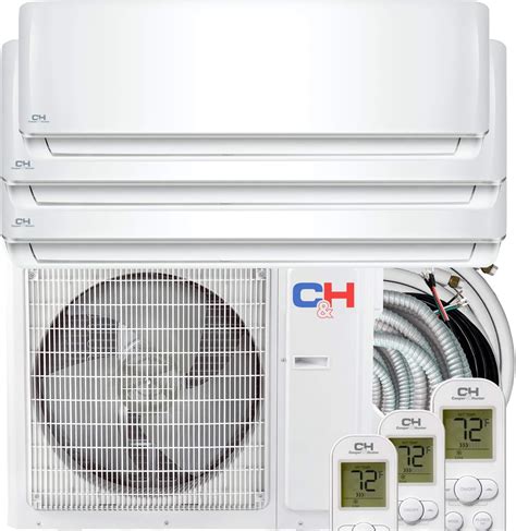 Buy Cooper & Hunter Tri 3 Zone 9000 12000 12000 BTU Multi Zone Ductless ...