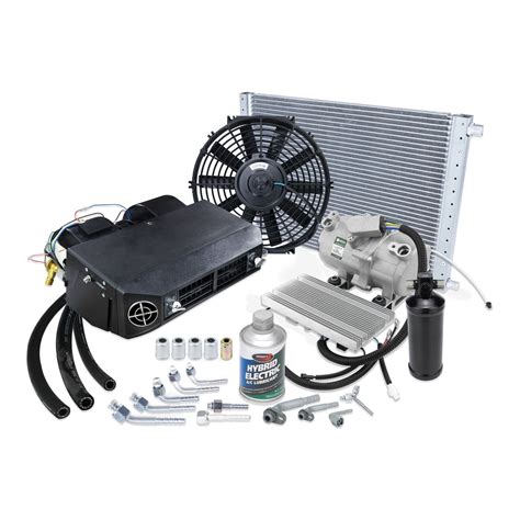 Universal A/C Kit Underdash Electric Compressor Air Conditioner 12V
