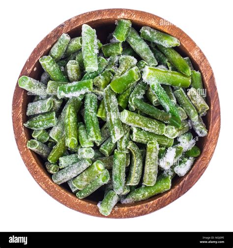 Frozen green string beans Stock Photo - Alamy