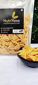 NutriVows Fryums 3D Triangle Pellets| Crunchy Dry Samosa Chips (1800 G ...