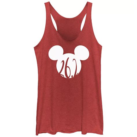 Disney's Mickey Mouse Juniors' Runner 26.2 Racerback Graphic Tank