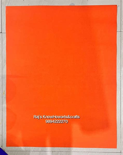Orange Thick Chart -4 charts – KnowHowArtCraft