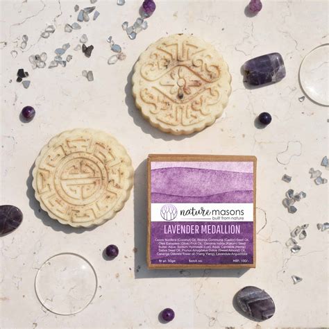 Lavender Medallion Soap Bar – Nature Masons