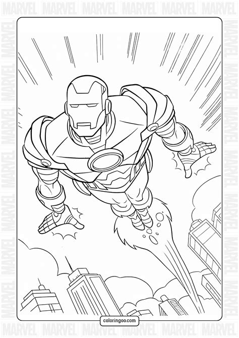 Marvel Heroes Printable Coloring Pages