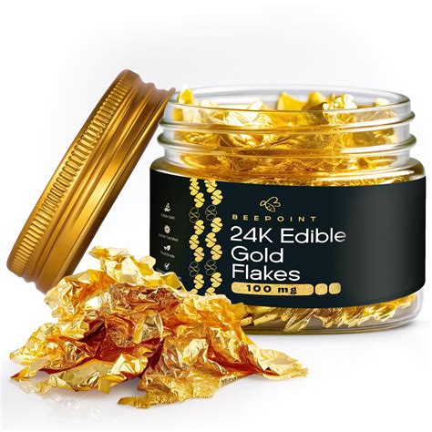 Edible Gold Flakes Wafer Paper Edible Gold Leaf American Cake