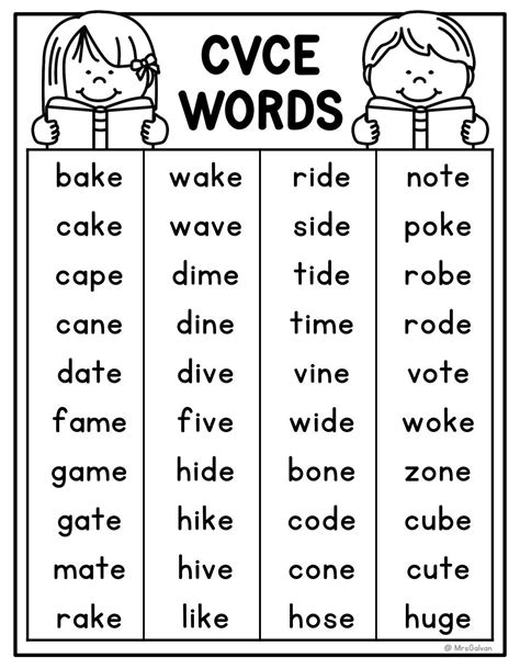 CVCE ( Vowels and Magic e ) | Phonics reading, Cvce words, Reading ...