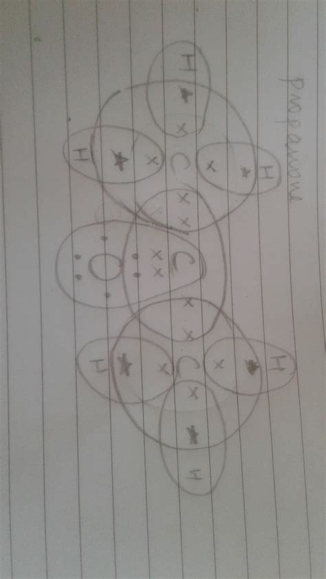 Electron dot structure of propanone - Brainly.in