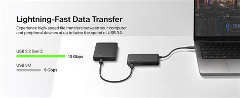 Belkin USB Hub for Laptop 5-in-1, USB C Hub – Multi USB Port Adapter ...