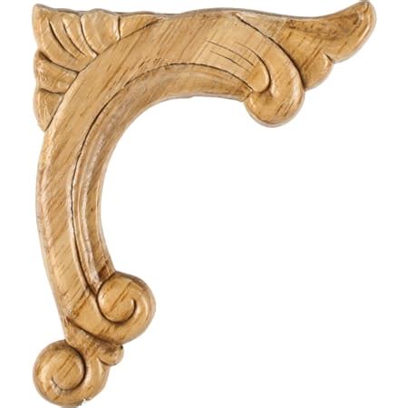 Hardware Resources PAPL-12-RRW Paint Grade Pressed Wood Carved Acanthus ...