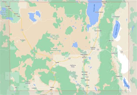 Image result for Modoc County Parcel Map