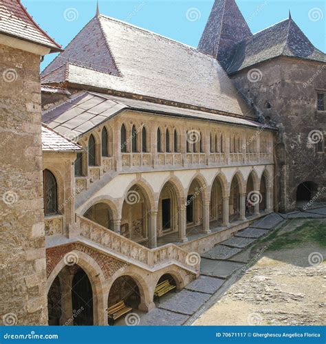 Corvin Castle, Hunedoara, Transylvania, Romania Stock Image - Image of ...