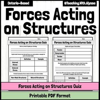 Image result for Forces and Structures Grade 5