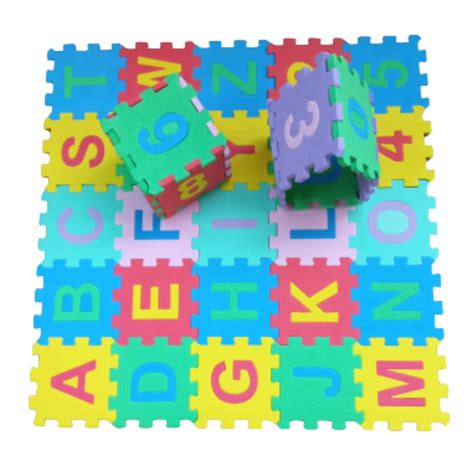 Buy AL Products Multicolour Puzzle Foam Mat for Kids Interlocking Mat ...